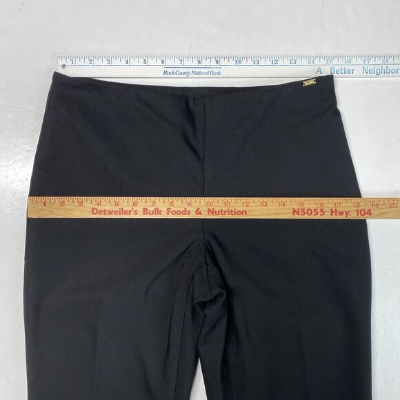 St John Sport Cropped Dress Pants Womens 6 Black Midrise USA EUC - Picture 2 of 12